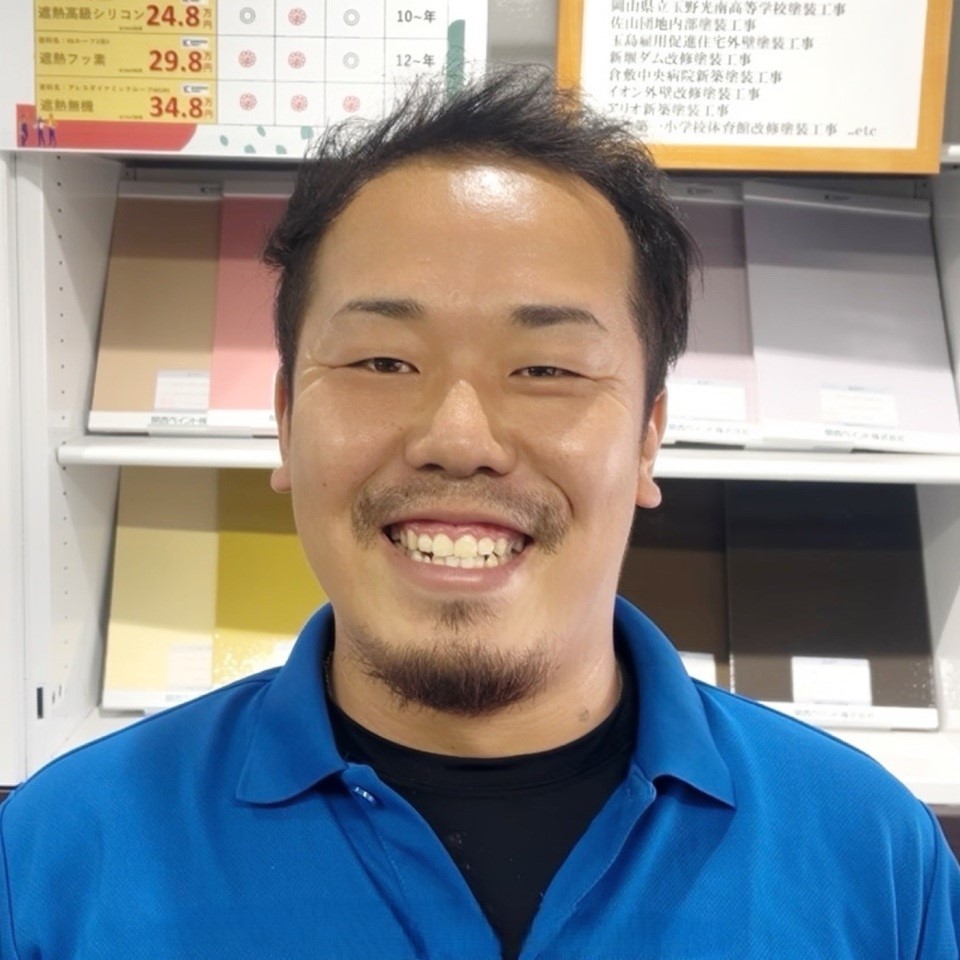 長田 翼 | スタッフ紹介 | 岡山市で外壁塗装・屋根塗装をするなら次世代ペイントへ