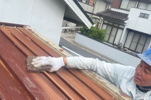 岡山県岡山市南区Ｍ様邸　外構壁塗装・倉庫塗装の画像3