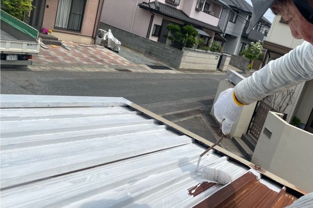 岡山県岡山市南区Ｍ様邸　外構壁塗装・倉庫塗装の画像3
