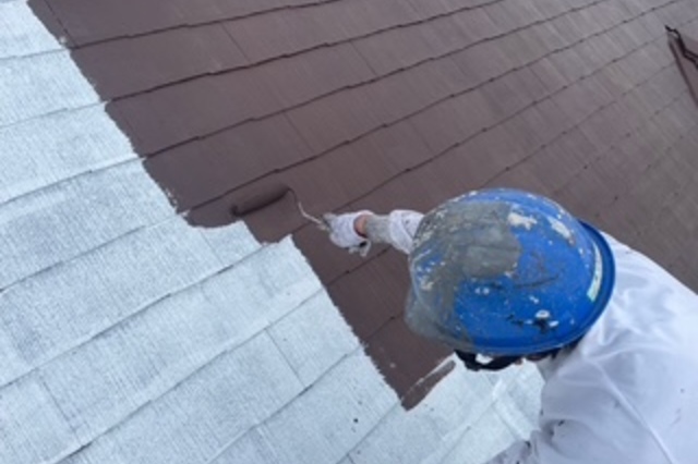 岡山県岡山市北区Ｋ様アパート　屋根塗装・外壁塗装・付帯部塗装・コーキング工事・駐輪場塗装・屋上防水工事の画像3