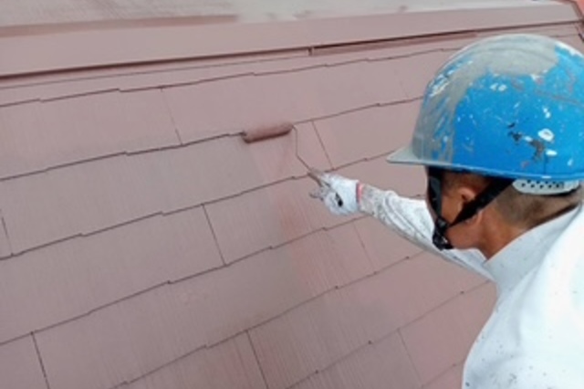 岡山県岡山市北区Ｋ様アパート　屋根塗装・外壁塗装・付帯部塗装・コーキング工事・駐輪場塗装・屋上防水工事の画像3