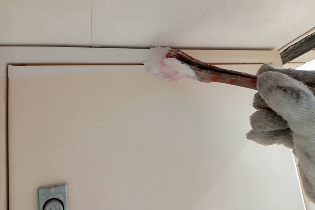 岡山県岡山市北区Ｋ様アパート　屋根塗装・外壁塗装・付帯部塗装・コーキング工事・駐輪場塗装・屋上防水工事の画像3