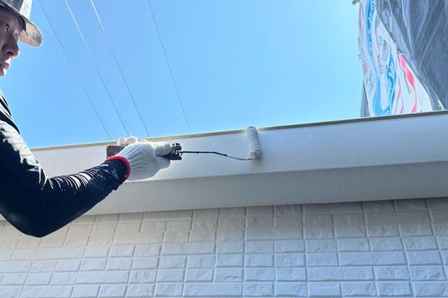 岡山県岡山市中区N様邸　外壁塗装・付帯部塗装・基礎塗装・コーキング工事の画像3