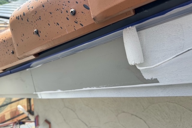 岡山県岡山市北区O様邸　外壁塗装・付帯部塗装・門柱塗装・コーキング工事の画像3