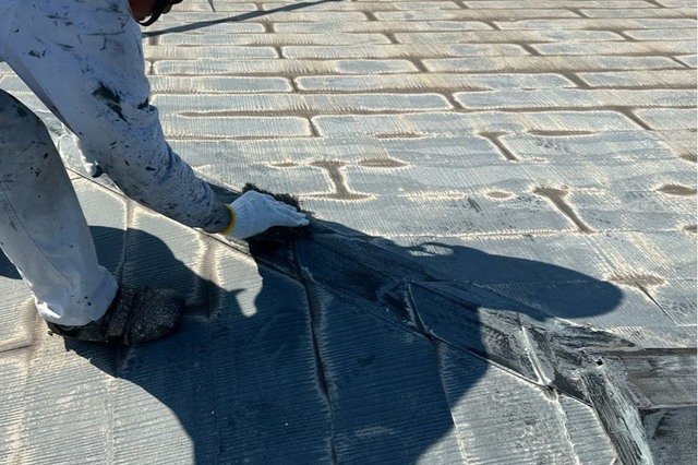 岡山県岡山市南区Ｈ様邸　屋根塗装・外壁塗装・付帯部塗装・倉庫塗装・コーキング工事の画像2