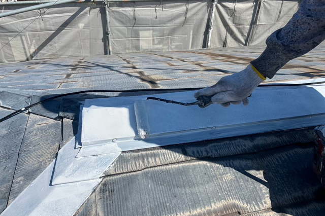 岡山県岡山市南区Ｈ様邸　屋根塗装・外壁塗装・付帯部塗装・倉庫塗装・コーキング工事の画像3