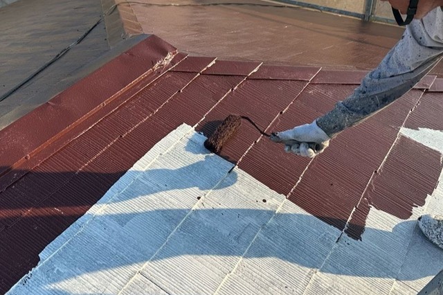 岡山県岡山市南区Ｈ様邸　屋根塗装・外壁塗装・付帯部塗装・倉庫塗装・コーキング工事の画像3