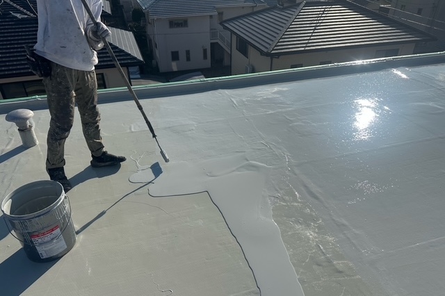 岡山県岡山市北区S様コーポ　屋上防水工事の画像3