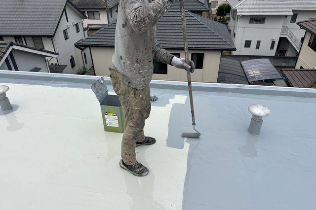 岡山県岡山市北区S様コーポ　屋上防水工事の画像3